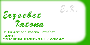erzsebet katona business card